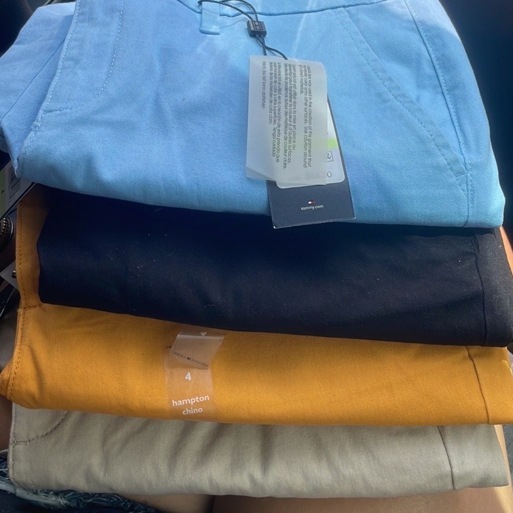 Colorful Chino Pants Set